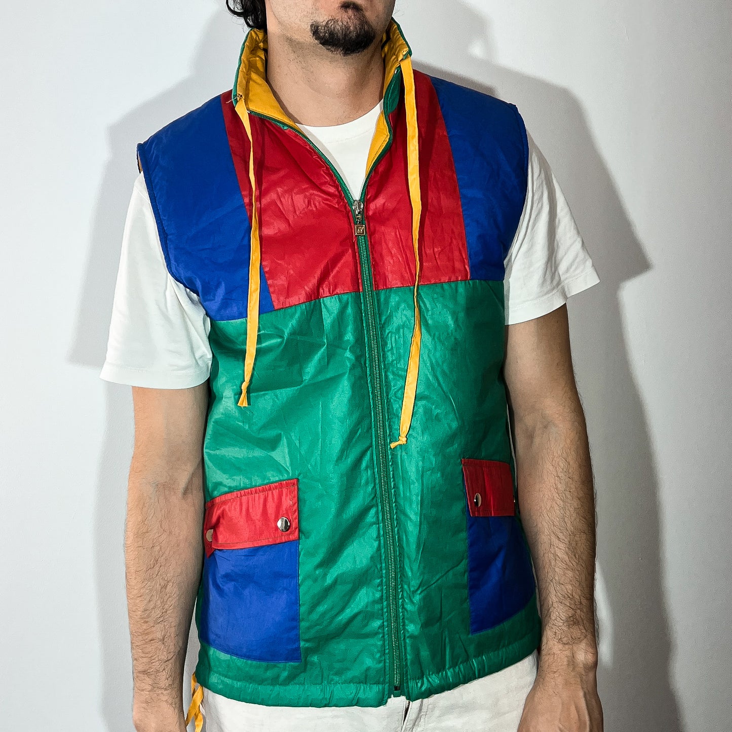 Veste sans manches Multicolore