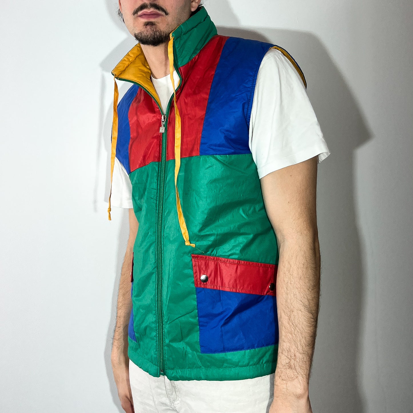 Veste sans manches Multicolore