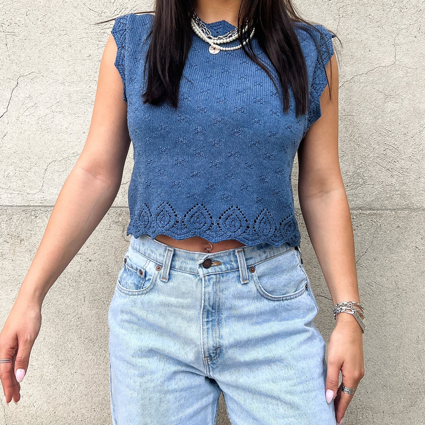 Top en crochet