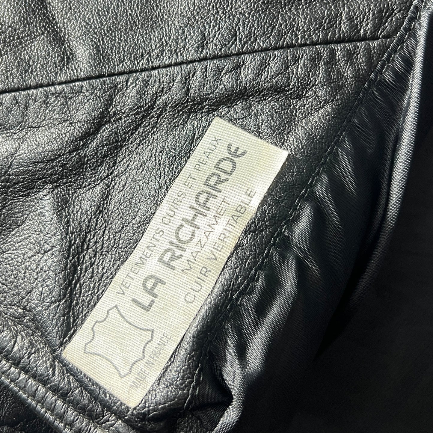 Veste en cuir Vintage