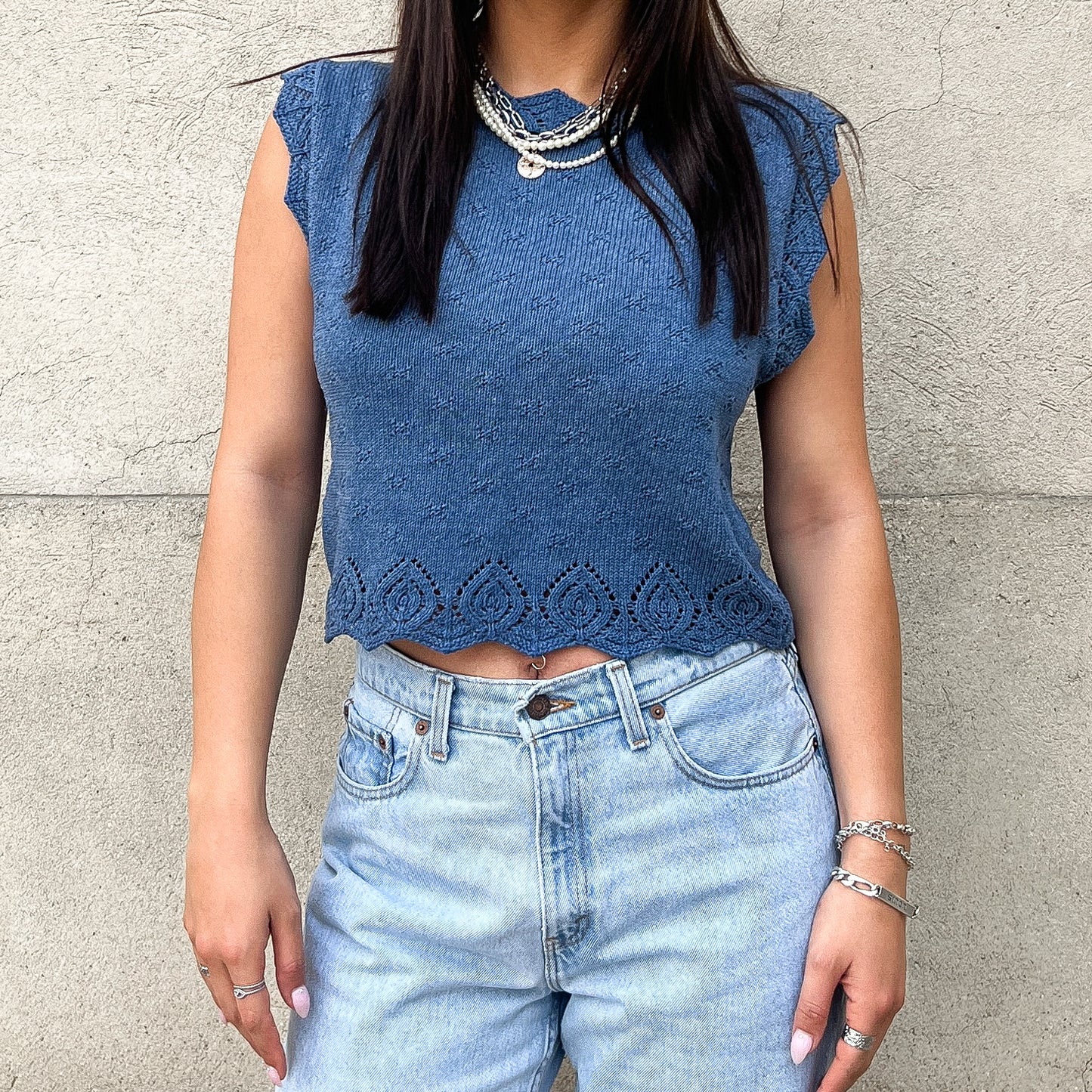 Top en crochet