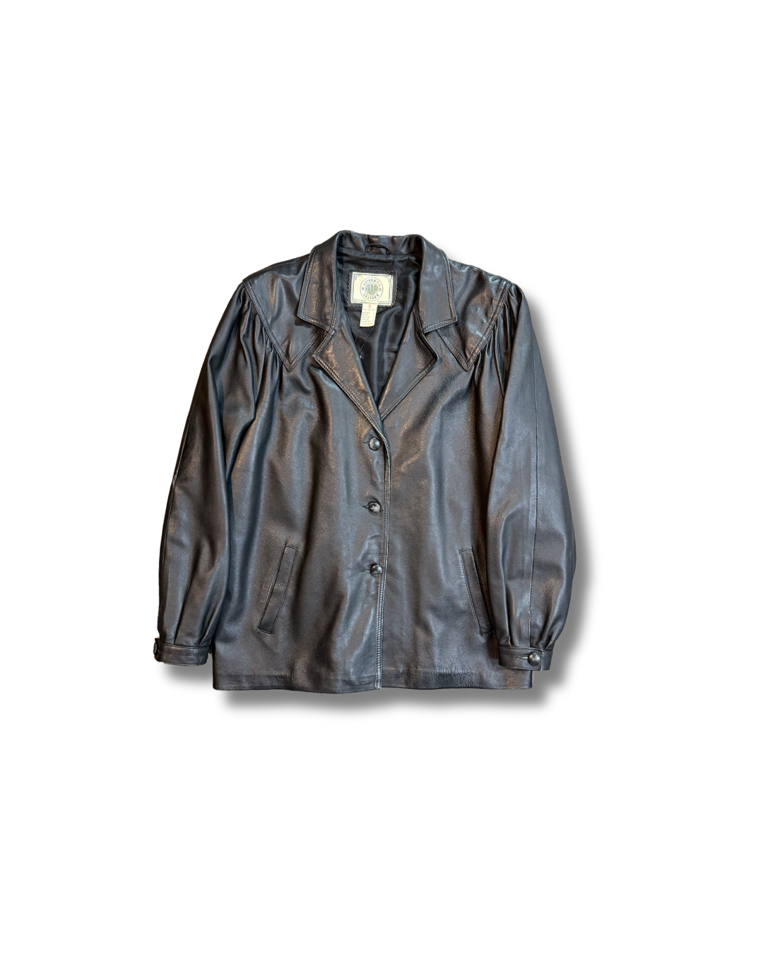 Veste en cuir Aqua Leather