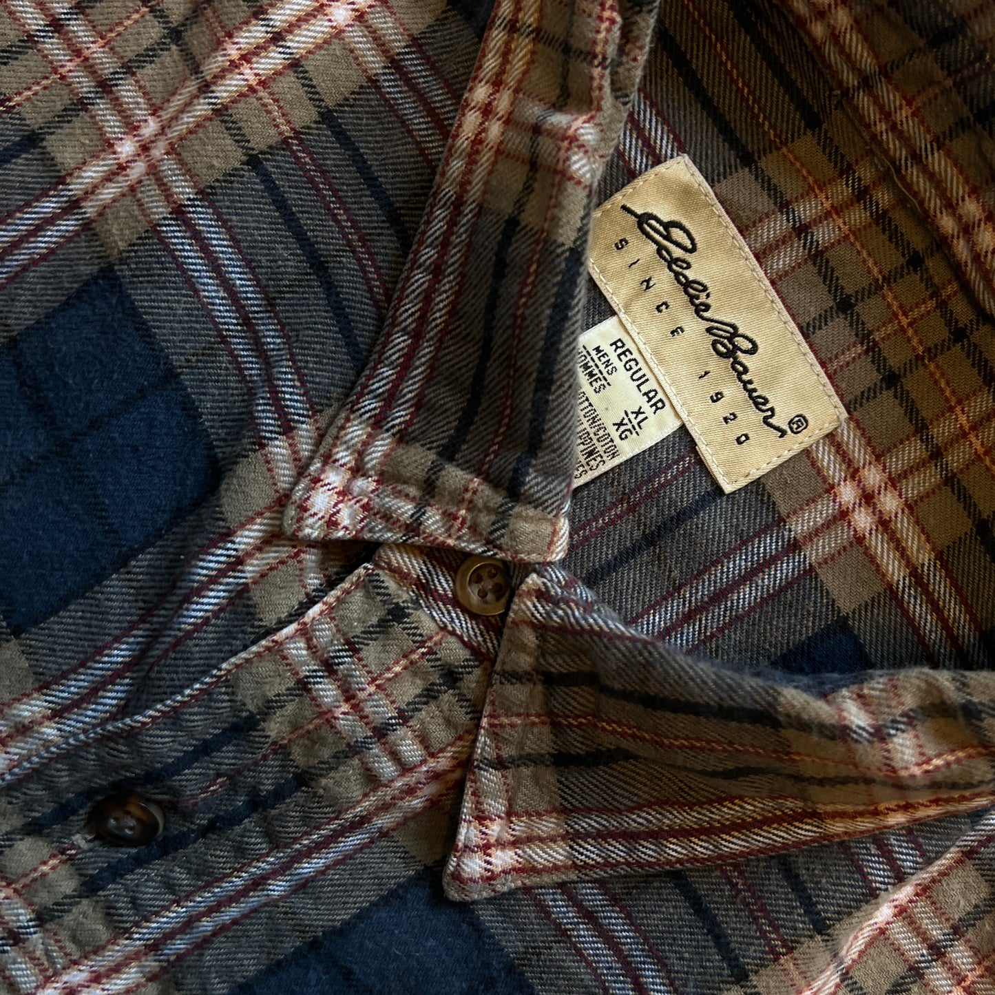 Chemise à carreaux Eddie Bauer