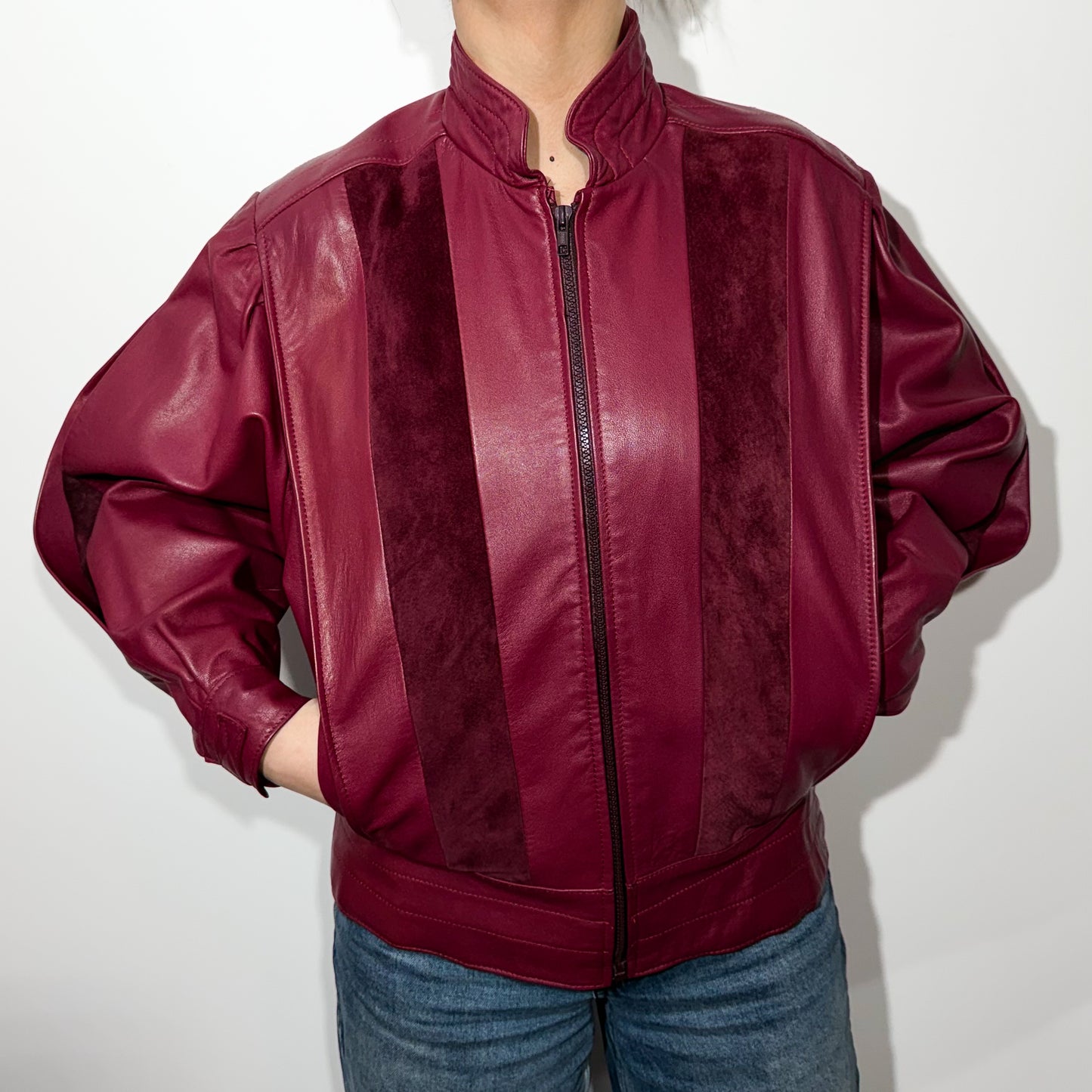 Veste en cuir Vintage
