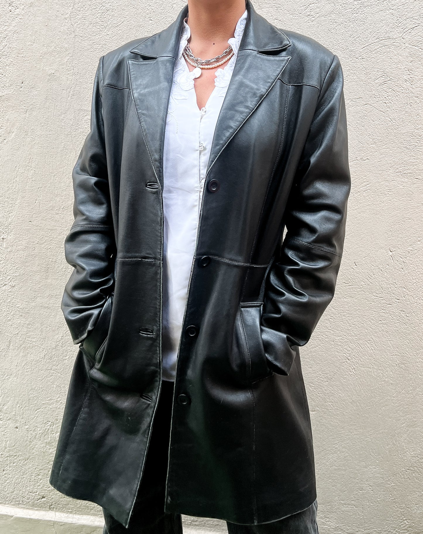 Veste en cuir